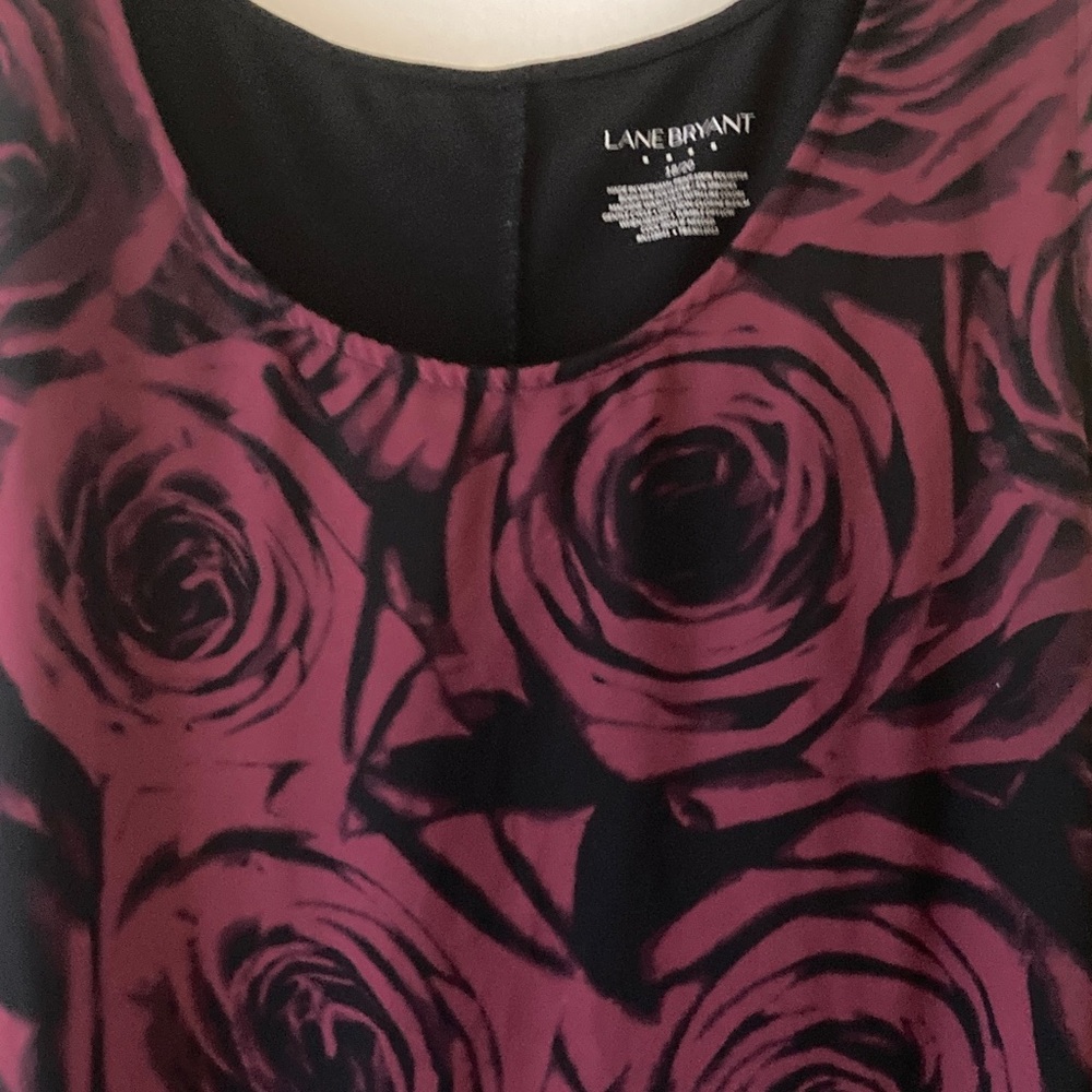 HOST PICK😀Dressy Sleeveless Black Top with Overlay - Picture 3 of 5